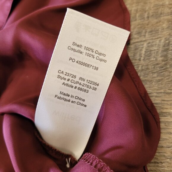 WILFRED | Aritzia Ruffle Camisole Satin Cupro Tank Top | Sz. XS - Picture 4 of 6